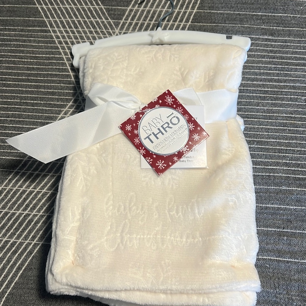 Baby’s First Christmas blanket
